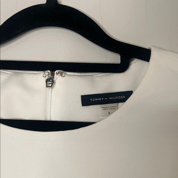 Sleeveless Striped Dress - White, Tan, and Pink - Picture 4 of 9